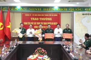 Đà Nẵng trao thưởng chiến công xuất sắc Chuyên án QB525, thu giữ gần 300kg ma túy