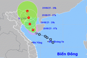 Áp thấp nhiệt đới tiến vào vịnh Bắc Bộ gây mưa to diện rộng ở Đông Bắc Bộ và Bắc Trung Bộ