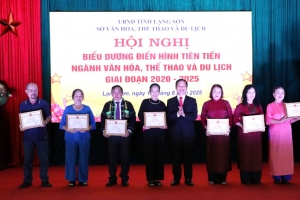 Lạng Sơn: Biểu dương điển hình tiên tiến ngành Văn hóa, Thể thao và Du lịch giai đoạn 2020 – 2025
