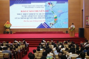 Phú Thọ: Hơn một nửa cán bộ cấp xã phụ trách giáo dục đạt chuẩn về kinh nghiệm, trình độ