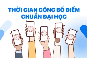 Các trường đại học sẽ công bố điểm chuẩn từ mấy giờ chiều nay?