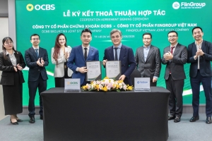 FiinGroup và OCBS ký kết hợp tác thúc đẩy xếp hạng tín nhiệm và tài chính xanh