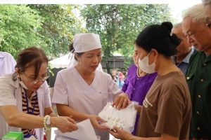 “Ngày hội chăm sóc sức khỏe” tại xã Triệu Sơn