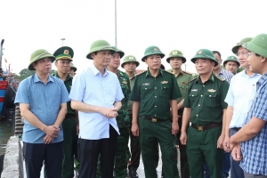 Thanh Hóa có 6.537 phương tiện tàu thuyền đã vào nơi tránh, trú an toàn