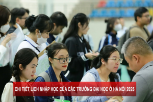 Các trường đại học ở Hà Nội bắt đầu đón tân sinh viên khóa 2025