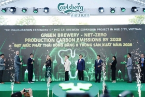 Carlsberg Việt Nam khánh thành nhà máy bia Phú Bài mở rộng tổng vốn hơn 2000 tỷ đồng