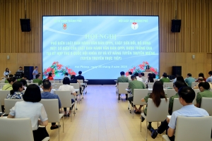 Hội nghị phổ biến Luật Ban hành văn bản quy phạm pháp luật và kỹ năng tuyên truyền miệng