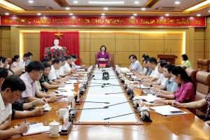 Thống nhất chương trình Kỳ họp thứ 4 (chuyên đề) HĐND tỉnh Bắc Ninh, khóa XIX