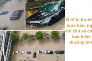 Ô tô bị hư hỏng do mưa bão, chủ xe có được bảo hiểm bồi thường?