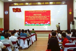 Phường Yên Sở triển khai phong trào “Bình dân học vụ số” và chiến dịch “45 ngày đêm ra quân hỗ trợ chuyển đổi số”