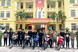 “Chốt kèo” trên mạng, 11 thanh niên mang hung khí ra đường hỗn chiến bị khởi tố