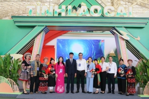 Ấn tượng khu trưng bày của tỉnh Lào Cai tại Triển lãm Thành tựu Đất nước