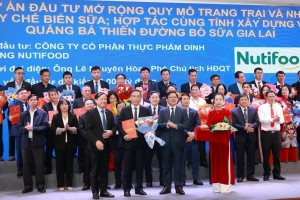 Nutifood tăng đầu tư thêm 6.000 tỷ đồng mở rộng trang trại và nhà máy tại Gia Lai