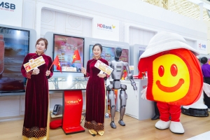HDBank tiên phong với bộ ba nền tảng ngân hàng số thế hệ mới tại Triển lãm 80 năm thành tựu đất nước