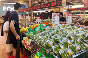 Hà Nội: Siêu thị đồng loạt khuyến mại, kích cầu hàng Việt dịp Lễ Quốc khánh 2/9
