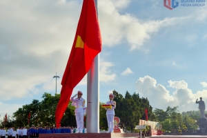 Đặc khu Cô Tô: Thượng cờ mừng 80 năm Quốc khánh 2/9