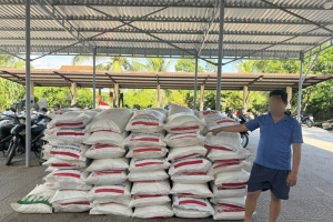 Tây Ninh: Bắt quả tang đối tượng vận chuyển 4,4 tấn đường lậu