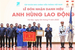 VNPT đón nhận danh hiệu Anh hùng Lao động dịp kỷ niệm 80 năm Ngày truyền thống