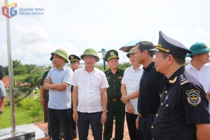Phó Chủ tịch UBND tỉnh Quảng Ninh khảo sát hoạt động xuất nhập khẩu tại các cửa khẩu, lối mở