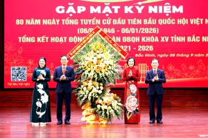 Bắc Ninh: Gặp mặt kỷ niệm 80 năm Ngày Tổng tuyển cử đầu tiên bầu Quốc hội Việt Nam