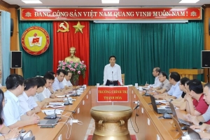 Bí thư Tỉnh ủy Thanh Hóa thăm và làm việc với Trường Chính trị tỉnh