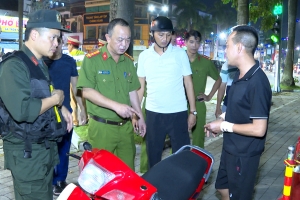 Công an Thanh Hóa lập chốt xử lý các trường hợp vi phạm trật tự, an toàn giao thông