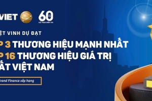 Bảo Việt đạt Top 3 thương hiệu mạnh nhất và Top 16 thương hiệu giá trị nhất Việt Nam