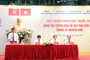 Nâng cao chất lượng công tác tuyên giáo, dân vận của Đảng trong kỷ nguyên mới