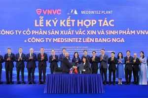 Nga chuyển giao công nghệ sản xuất hormone điều trị vô sinh cho Nhà máy Vắc xin VNVC của Việt Nam