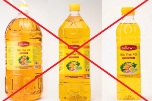 Phát hiện dầu ăn giả, kém chất lượng nhãn hiệu Goldwin Cooking Oil