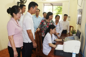 Bắc Ninh: Giám sát hoạt động của trạm y tế sau sáp nhập đơn vị hành chính