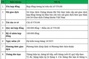Hợp đồng tương lai VN100 sẵn sàng ra mắt tháng 10/2025