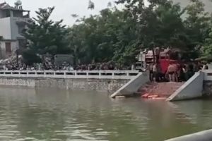 Bắc Ninh: Một học sinh lớp 8 đuối nước khi tắm ao