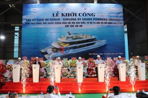 Khởi công đóng mới du thuyền tham quan trên vịnh Hạ Long