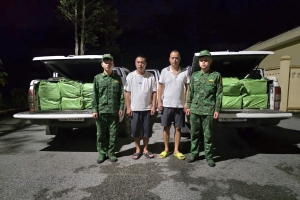 Biên phòng Quảng Ninh chặn đứng vụ vận chuyển hàng hóa nghi vấn trong đêm