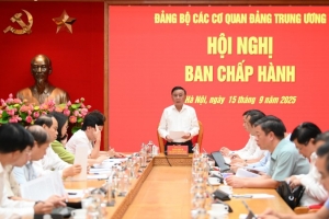 Bảo đảm chất lượng văn kiện và công tác chuẩn bị tổ chức Đại hội Đảng bộ các cơ quan Đảng Trung ương