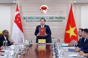 Việt Nam - Singapore ký thỏa thuận hợp tác carbon