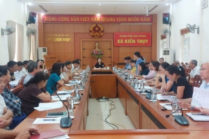 Xã Kiến Thuỵ triển khai công tác phổ cập giáo dục năm 2025