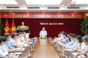 Thường trực Tỉnh ủy Quảng Ninh làm việc với các trường đại học, cao đẳng trên địa bàn tỉnh