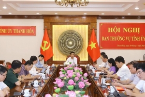 Ban Thường vụ Tỉnh ủy Thanh Hóa cho ý kiến vào phương án lập quy hoạch đô thị và nông thôn
