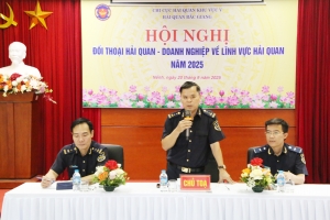 Hải quan Bắc Giang đối thoại với doanh nghiệp có hoạt động xuất, nhập khẩu