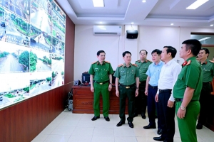 Công an tỉnh Ninh Bình đưa vào vận hành Trung tâm điều hành hệ thống giám sát bảo đảm an ninh, trật tự