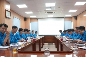 Công đoàn Công ty Cổ phần Than Hà Lầm – Vinacomin sơ kết Tháng thi đua cao điểm thực hiện công tác An toàn vệ sinh lao động