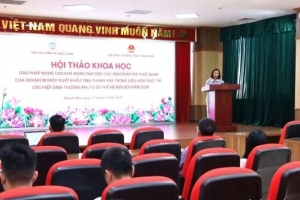 Nâng cao năng lực ứng phó biện pháp phi thuế quan đối với doanh nghiệp xuất khẩu