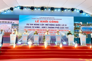 Cần Thơ: Khởi công, khánh thành 18 công trình
