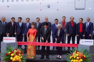 Chủ tịch nước Lương Cường chứng kiến Vietjet nhận bàn giao tàu bay Boeing đầu tiên