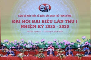 Khai mạc trọng thể Đại hội đại biểu Đảng bộ Mặt trận Tổ quốc, các đoàn thể Trung ương lần thứ I
