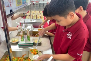 Sáng kiến thúc đẩy khẩu phần ăn rau cho học sinh của Dự án Bữa ăn học đường