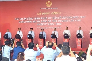 An Giang: Khởi công - khánh thành 10 công trình chào mừng Đại hội đại biểu Đảng bộ tỉnh lần I