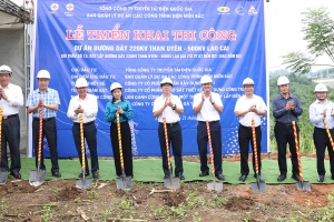 Triển khai thi công Dự án đường dây 220kV Than Uyên – Lào Cai chào mừng Quốc khánh